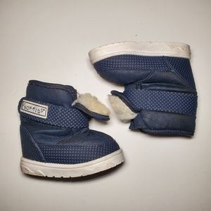 Snow Kids Baby Faux Fur Lined Snow Boots Size 5